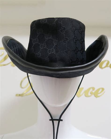 how much is a gucci cowboy hat|gucci hat men black.